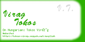 virag tokos business card